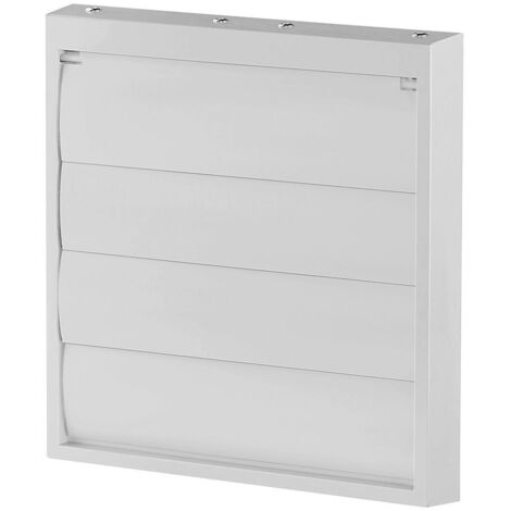 Helios RVK 400 Verschlussklappe DN 400, handregelbar, Kunststoff, Hellgrau