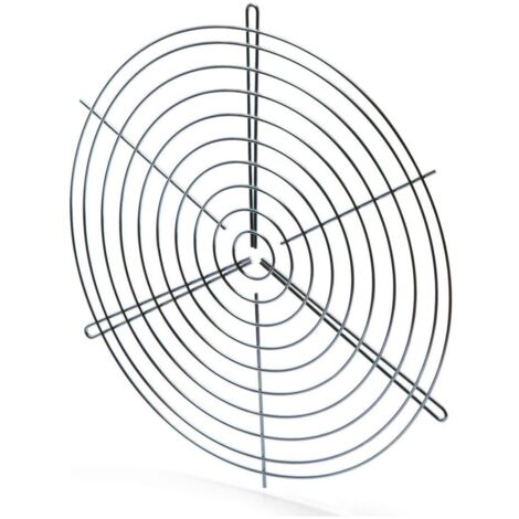 Helios SG 450 Schutzgitter zu Rohrflansch DN 450, kunststoffbeschichtet, Silbermetallic