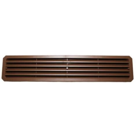 Helios Türlüftungsgitter TGB Kunststoff braun 60305
