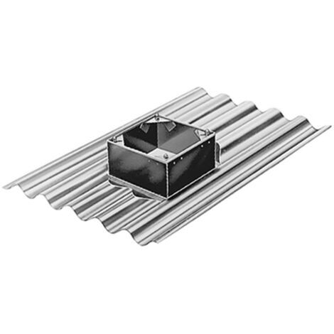 Helios WDS 355/400 Welldachsockel für Welldächer bis 25 Grad