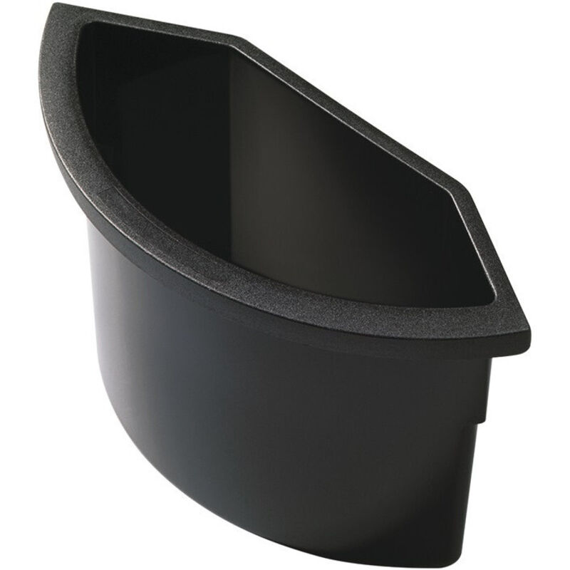 Réceptacle à déchets plastique noir 2 l Helit Par 5)
