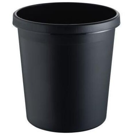 Helit Die deutsche Papierkorb schwarz 31,5 cm