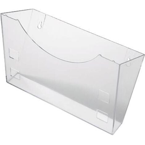 Helit glasklar H6103002 Porte-brochures transparent 1 pc(s) (l x H x P) 240 x 165 x 105 mm