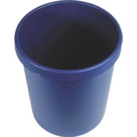 helit Papierkorb 30l Ku. m.Griffrand blau H405mm D350mm
