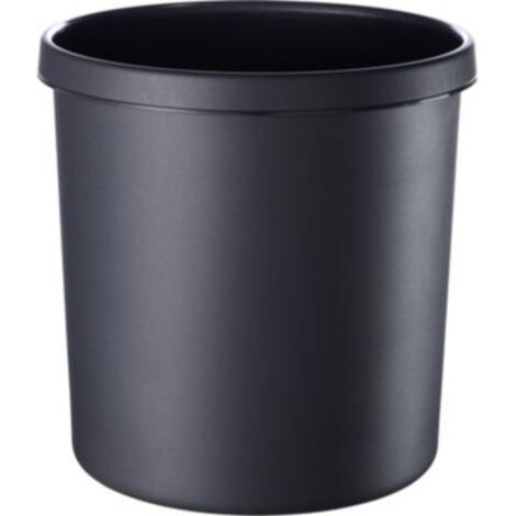 helit Papierkorb H6106395 26x27cm 12l rund Kunststoff schwarz