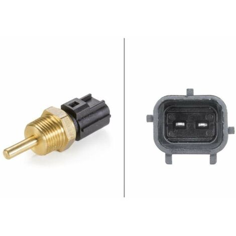HELLA 6PT 009 107-121 Sensore, Temperatura refrigerante, 12V, 2a... poli
