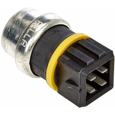 HELLA 6PT 009 107-421 Sensore, Temperatura refrigerante, 12V, 4a... poli, infilato, con guarnizione, con anello sicurezza
