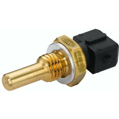 HELLA 6PT 009 107-501 Sensore, Temperatura refrigerante, 12V, 2a... poli, avvitato, con guarnizione