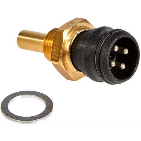 HELLA 6PT 009 107-841 Sensore, Temperatura refrigerante, 4a... poli