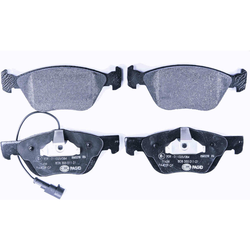 Bremsbelagsatz Bremsscheibe vorne Hella pagid für fiat bravo i