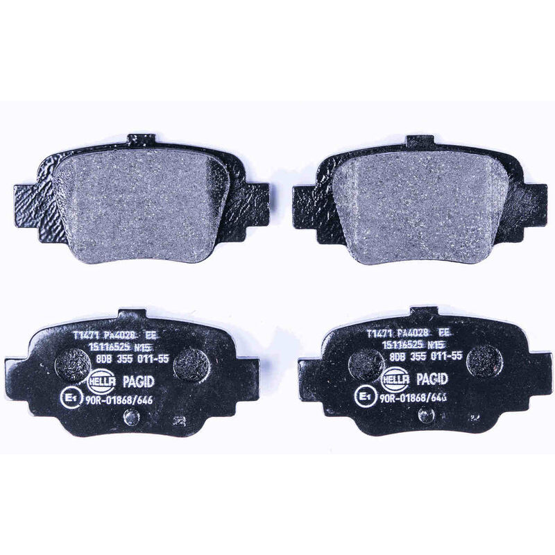 Bremsbelagsatz Bremsscheibe hinten Hella pagid für nissan micra ii (K11)