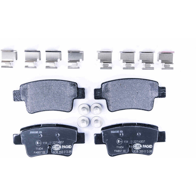 Bremsbelagsatz Bremsscheibe hinten HELLA PAGID für ABARTH FIAT