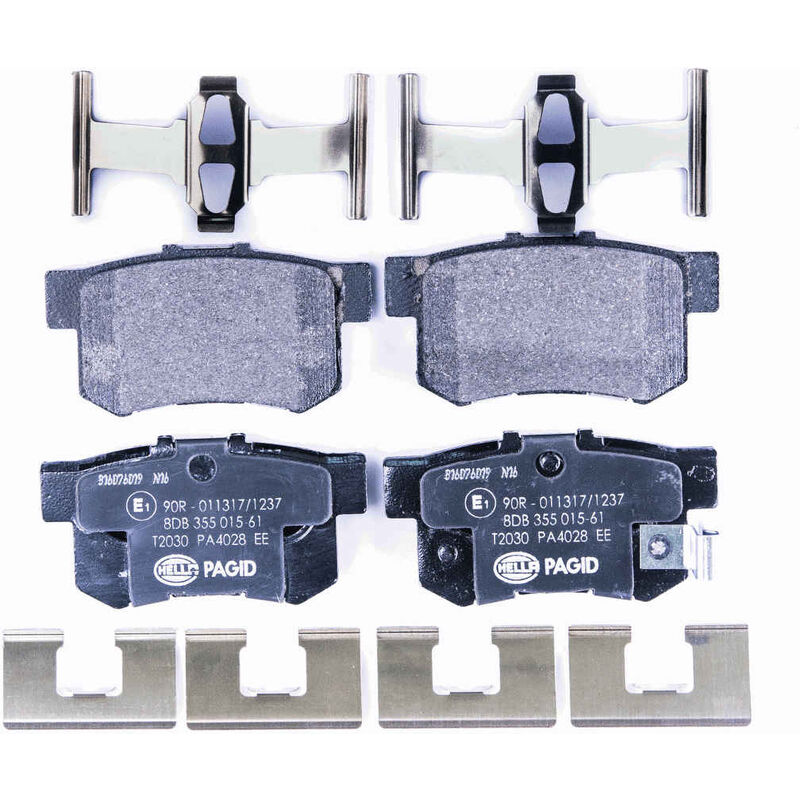 Bremsbelagsatz Bremsscheibe hinten Hella pagid für fiat sedici
