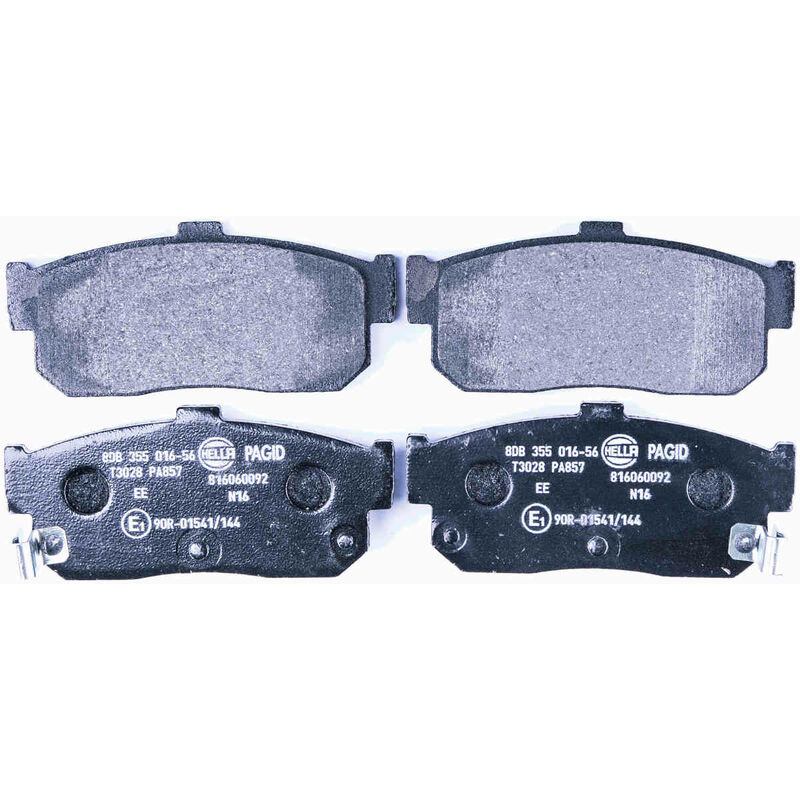 Bremsbelagsatz Bremsscheibe hinten HELLA PAGID für INFINITI NISSAN
