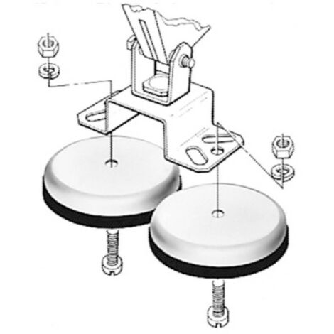 Hella Supporto magnetico per proiettore esterno robusto