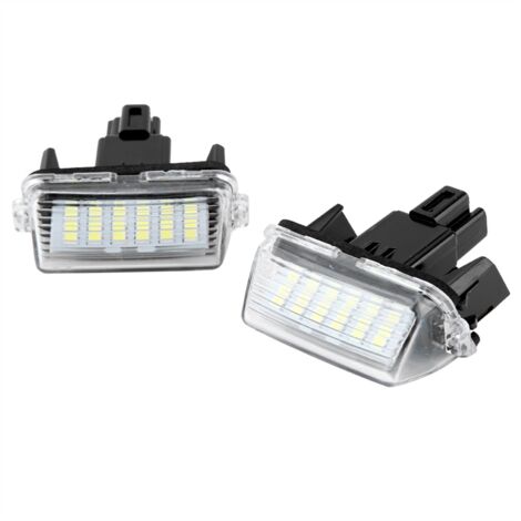 Helle LED-Kennzeichenbeleuchtung mit 18 LEDs.