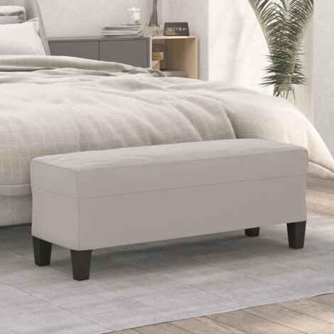 Hellegrauer Bock 100x35x41 cm Mikrofaserstoff