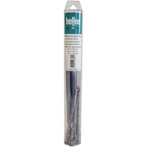 heller Einsteckwerkzeugset SDS-plus 6-teilig - 288705