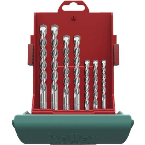 Heller Tools Bionic 16315 6 Acciaio Kit punte perforatrici 7 parti 5 mm, 6 mm, 6 mm, 8 mm, 8 mm, 10 mm, 12 mm SDS-Plus