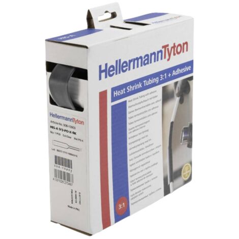 HELLERMANN SCHRUMPFSCHLAUCH 4 M SCHWARZ HELLERMANNTYTON 308-11800