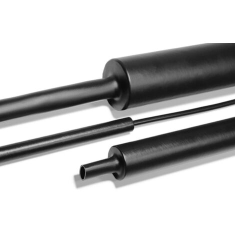 Hellermann tyton 1m tubo termoretractil negro hasta 4:1 323-50120