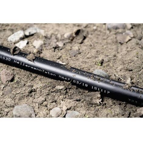 HELLERMANN TYTON 323-20080 TUBO TERMORESTRINGENTE NERO 240PEZZO(I) ISOLAMENTO DEI CAVI