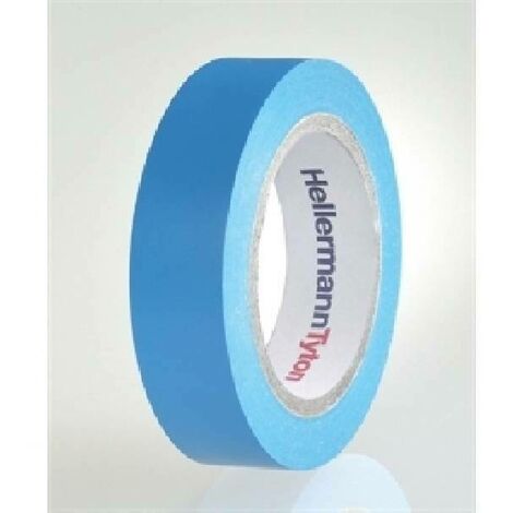 Hellermann tyton helatape flex 15 - nastro isolante in pvc multiuso colore blu 710-00100