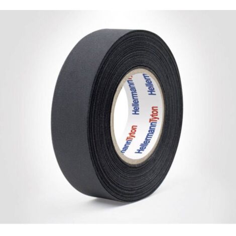 Hellermann tyton nastro tessuto auto 19x25 nero 712-10002