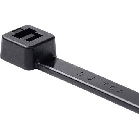 HellermannTyton 111-01264 GL200-PA11W-BK (100) Kabelbinder 202 mm 4.70 mm Schwarz 100 St.