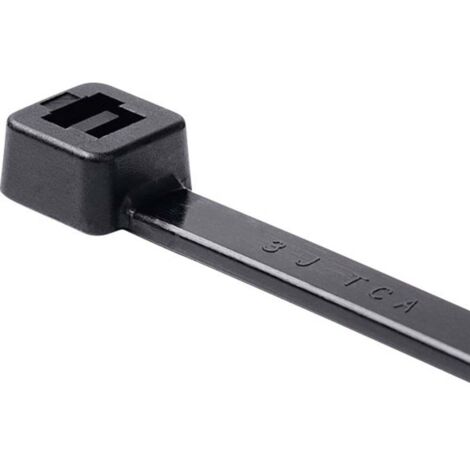 HellermannTyton 111-01264 GL200-PA11W-BK (100) Serre-câble 202 mm 4.70 mm noir 100 pc(s) R012261