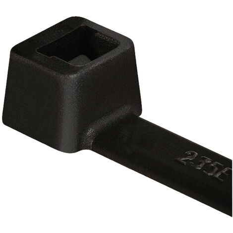 HellermannTyton 111-02217 T50I-PA11-BK (100) Kabelbinder 300 mm 4.60 mm Schwarz 100 St.