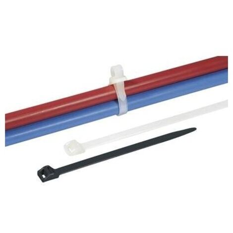 HellermannTyton 111-70110 RLT150-N66-BK-L1 Fascetta per cavi 770 mm 8.90 mm Nero riutilizzabili, stabile al calore 50 p