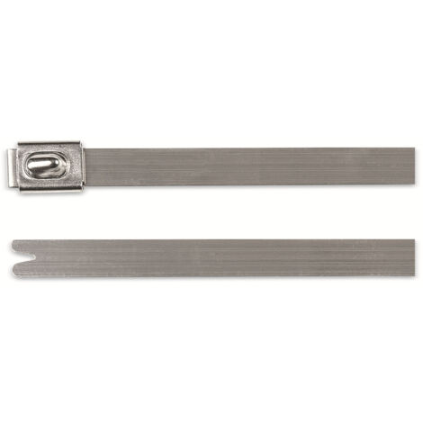 HellermannTyton 111-93148 MBT14SS-SS304-ML  Kabelbinder 362 mm 4.60 mm Silber mit Kugelverschluss 1