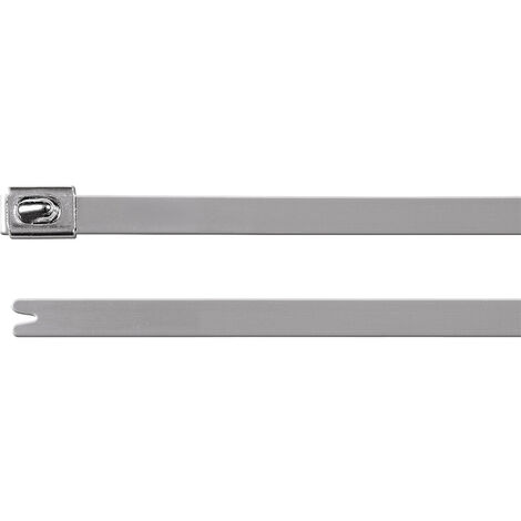HellermannTyton 111-94339 MBT33H-SS316-ML Kabelbinder 838 mm 7.90 mm Silber mit Kugelverschluss, UV-