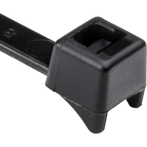 HellermannTyton 112-56019 CTT60R-PA66-BK Kabelbinder 205 mm 4.70 mm Schwarz Hitzestabilisiert 100 St