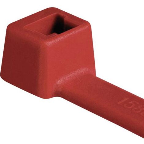 HellermannTyton 116-05412 T80L-N66-RD-C1 Fascetta per cavi 390 mm 4.60 mm Rosso 100 pz.