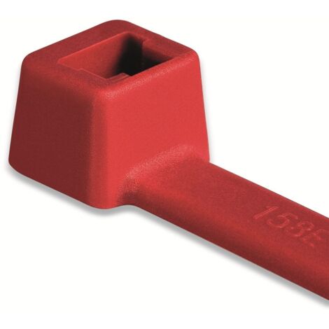 HellermannTyton 116-05412 T80L-N66-RD-C1 Kabelbinder 390 mm 4.60 mm Rot  100 St.