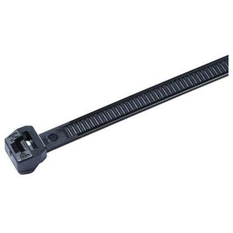 HellermannTyton 118-05900 T50LOS-HS-BK-C1 Fascetta per cavi 384 mm 4.60 mm Nero stabile al calore 100 pz.