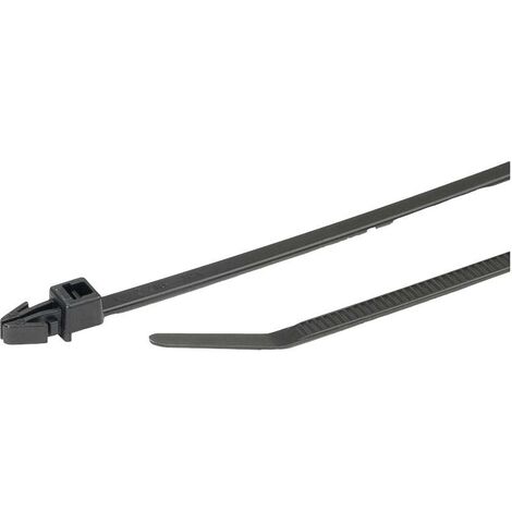 HellermannTyton 126-00330 T30RSF-PA66-NA (500) Serre-câble 158 mm 3.60 mm naturel 500 pc(s)