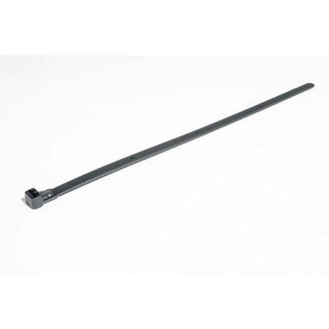 HellermannTyton 131-22510 REL250-PA66-BK Fascetta per cavi 250 mm 7.60 mm Nero riutilizzabili, con chiusura a leva 100
