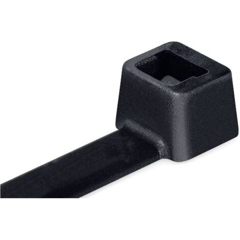 HellermannTyton 138-00019 UB140A-B-PA66-BK Serre-câble 140 mm 2.50 mm noir 100 pc(s) R018621
