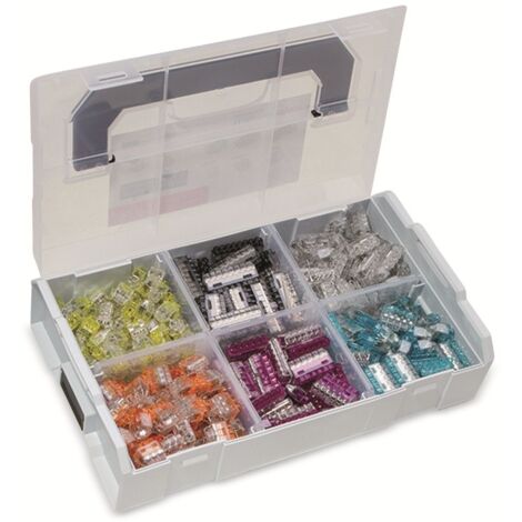 HellermannTyton 148-90046 Helacon Verbindungsklemmen-Sortiment flexibel: 1-2.5 mm² starr: 0.5-2.5 mm