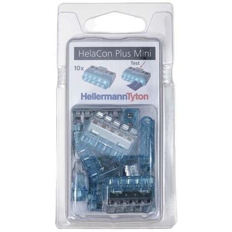 HellermannTyton 148-90057 HCPM-5-Blister-PC-BU/CL (10) Borne de raccordement flexible: 1.0-2.5 mm² rigide: 0.5-2.5 mm² Nombre de pôles: 5 10 pc(s) R941932