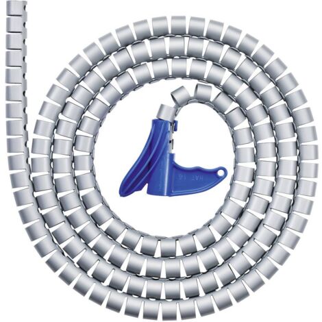 HellermannTyton 161-64206 HWPP-16MM-PP-SR-K1 Guaina per cavi 16 mm (max) Argento 2 m