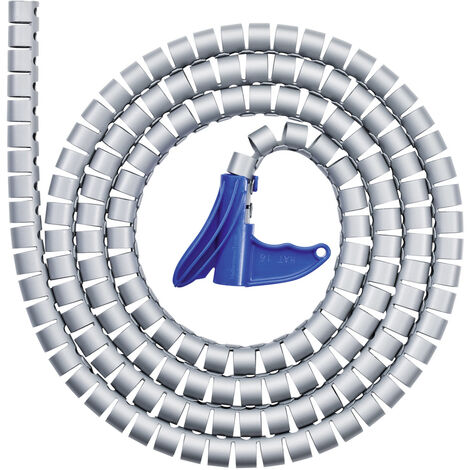 HellermannTyton 161-64206 HWPP-16MM-PP-SR-K1 Kabelschlauch 16 mm (max) Silber 2 m