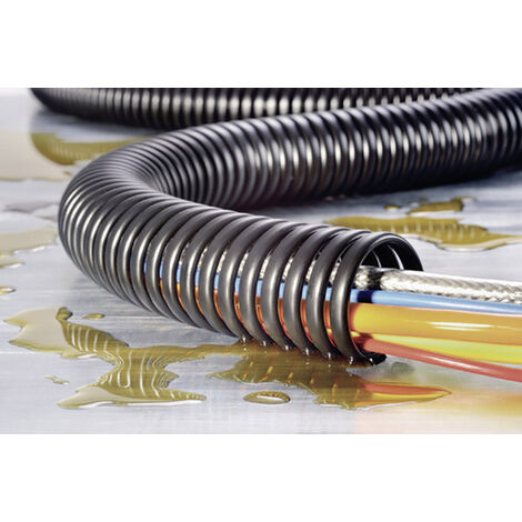 HellermannTyton 162-10100 SPS10-PP-BK Spiralschlauch  Schwarz 1 m