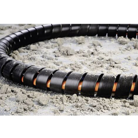 HellermannTyton 162-20400 SPF40-PP-BK Gaine spirale noir 1 m R015391