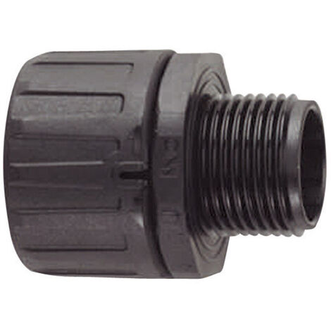 HellermannTyton 166-21016 HG34-S-PG29 Schlauchverschraubung Schwarz PG29 28.10 mm Gerade 1 St.