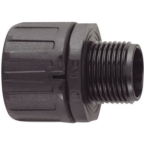 HellermannTyton 166-21027 HG28-S-M32 Schlauchverschraubung Schwarz M32 22.80 mm Gerade 1 St.