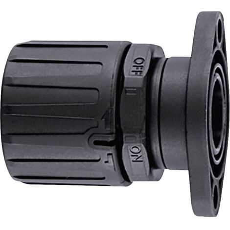 HellermannTyton 166-21202 HG28-SFL-PA66-BK Raccord de tuyau noir droit 1 pc(s) R016921